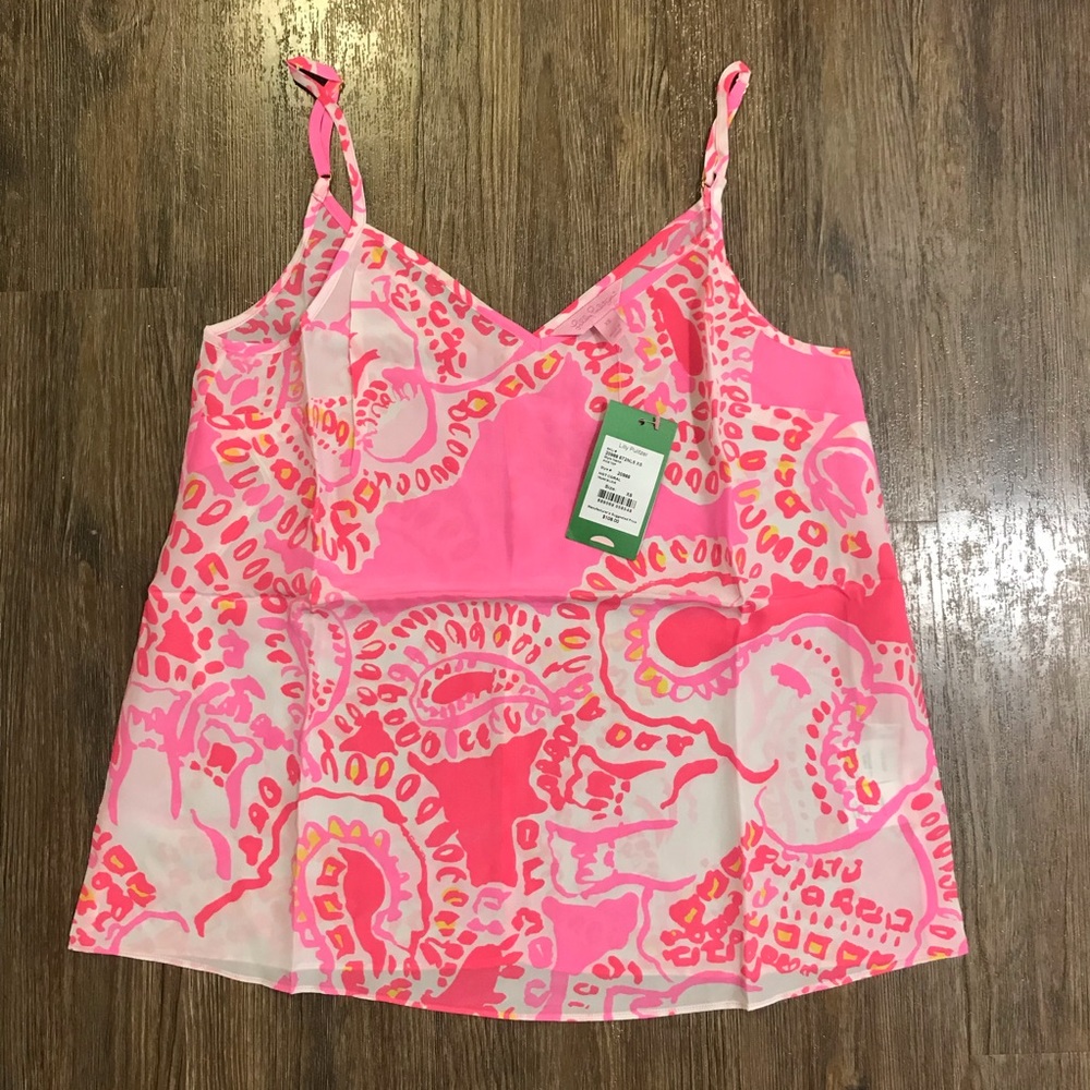 NWT Lilly Pulitzer Pixie Top in Trunk in Love